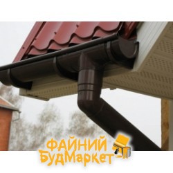 Bryza Желоб водосточный, 3м, желоб d=75мм, труба d=63мм