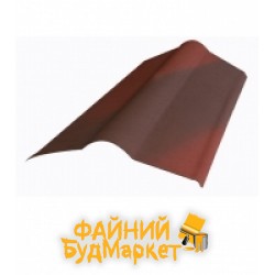 Ондувилла Коньковый элемент 0,9м, красный 3D
