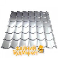 Роанто Металлочерепица Монтеррей 0,45мм, RAL 9006