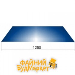 Роанто Гладкий лист 1,25х2,0м, глянец 0,45мм RAL 5005