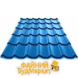 Роанто Металлочерепица Монтеррей 0,45мм, RAL 5005