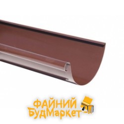 Акведук Желоб, 4м, d=125мм, коричневый
