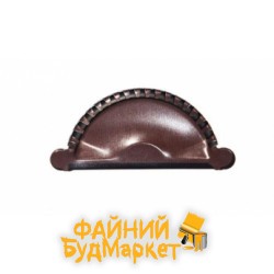 Акведук Заглушка желоба, коричневая