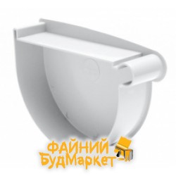 Rainway Заглушка воронки, левая, d=130мм, белая