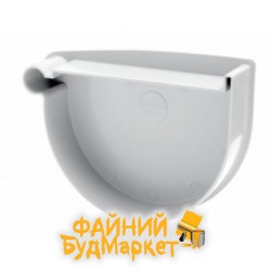 Rainway Заглушка воронки, правая, d=130мм, белая