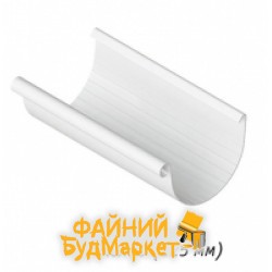 Альта Профиль Желоб, 3м, d=125мм, белый
