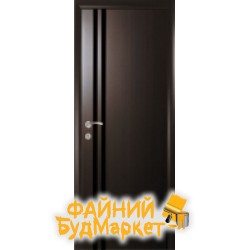 Новый стиль Межкомнатные двери МДФ Квадра Ag венге