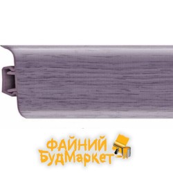 Росмат Рико Лео Плинтус пластиковый №107 Ольха голубая, 56х22х2500мм