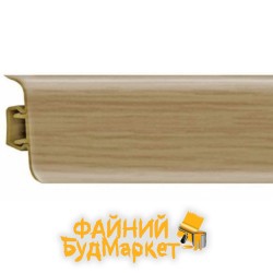 Росмат Рико Лео Плинтус пластиковый №120 Дуб рустикальный, 56х22х2500мм