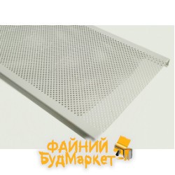 ALUBEST Реечный потолок алюминиевый 135мм, длина 3м, белый, перф. 1,5мм