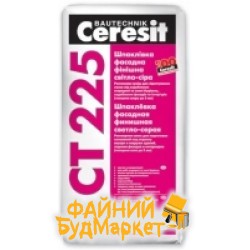 Ceresit СТ 225 Шпаклевка фасад финиш., светло-серую, 25 кг