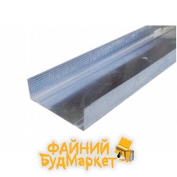 Украина Направляющий профиль для гипсокартона UW-50, 0,45 мм, 3 м