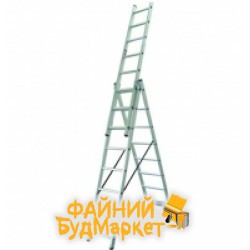 Tarko Power Tec лестница трансф. алюм., 9 ступеней, 3 секции