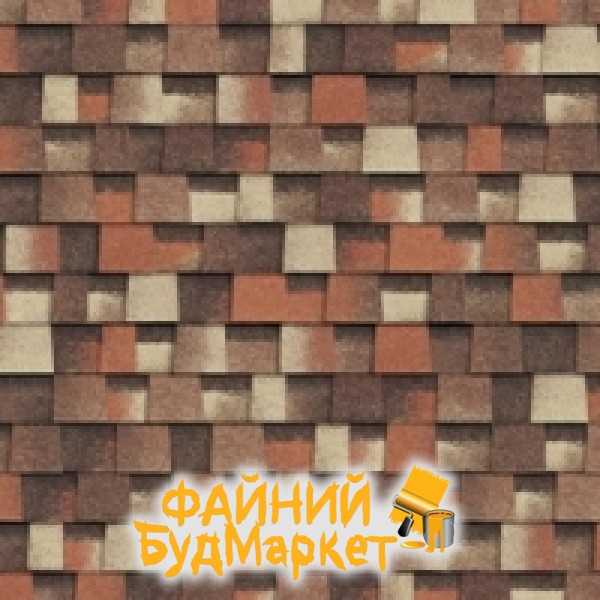 Шинглас Черепица Джаз, цвет коррида, 2,0м2