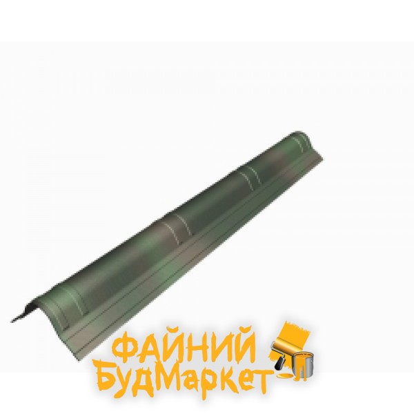 Ондувилла Коньковый элемент 0,9м, зеленый 3D