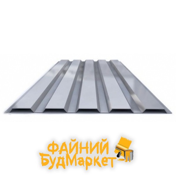 Роанто Профнастил ПК-20, раб. 1,1м, 0,45мм, цинк