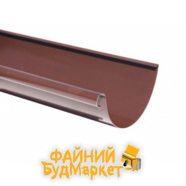 Акведук Желоб, 2м, d=125мм, коричневый