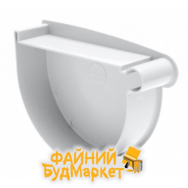 Rainway Заглушка воронки, левая, d=130мм, белая