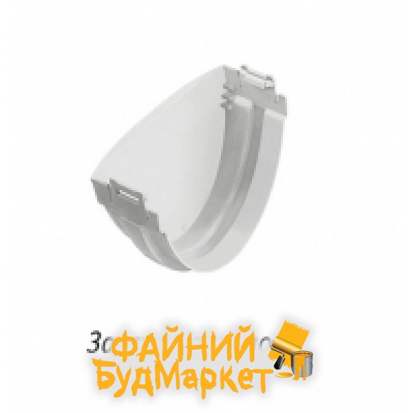 Альта Профиль Заглушка желоба, d=115мм, коричневый