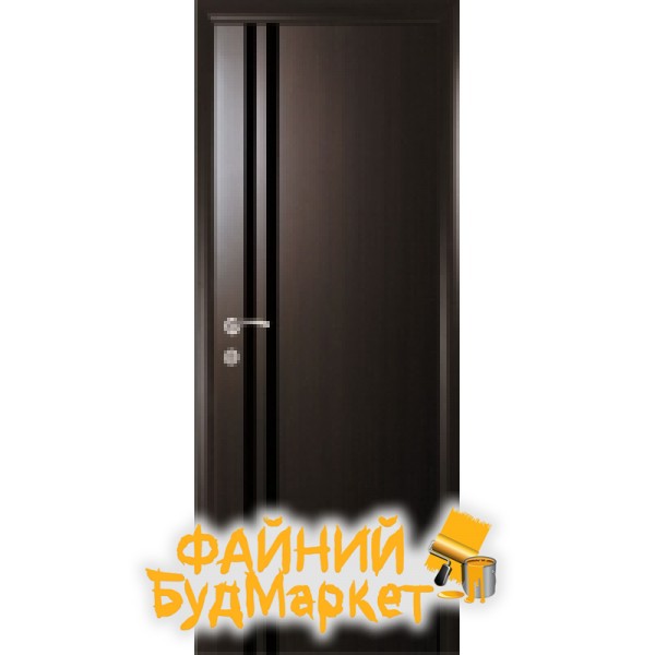 Новый стиль Межкомнатные двери МДФ Квадра Ag венге