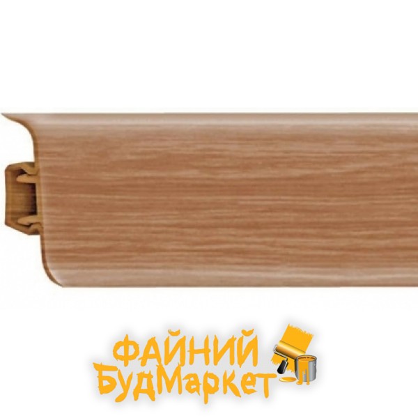 Росмат Рико Лео Плинтус пластиковый №101 Вишня, 56х22х2500мм