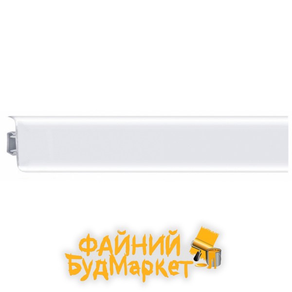 Росмат Рико Лео Плинтус пластиковый №110 Белый, 56х22х2500мм
