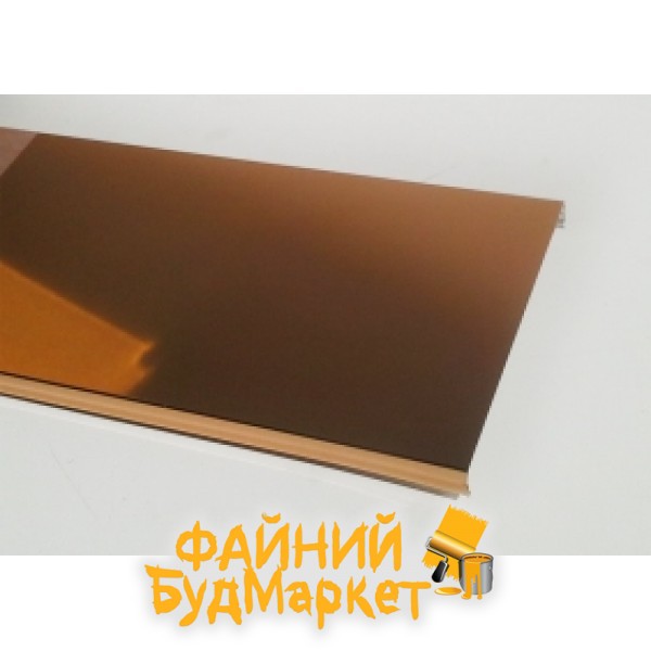 ALUBEST Реечный потолок алюминиевый 135мм, длина 4м, золото