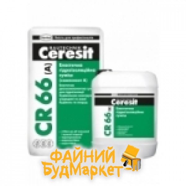Ceresit CR 66 гидроизоляция эласт. 2 компонента, 17,5кг, 5л