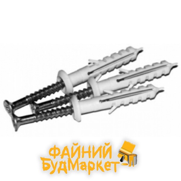   Дюбель-шуруп  гриб 6/60 (100шт)