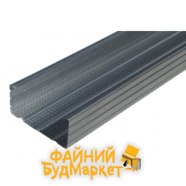 Украина Направляющий профиль UW-75, 0,4 мм, 4 м