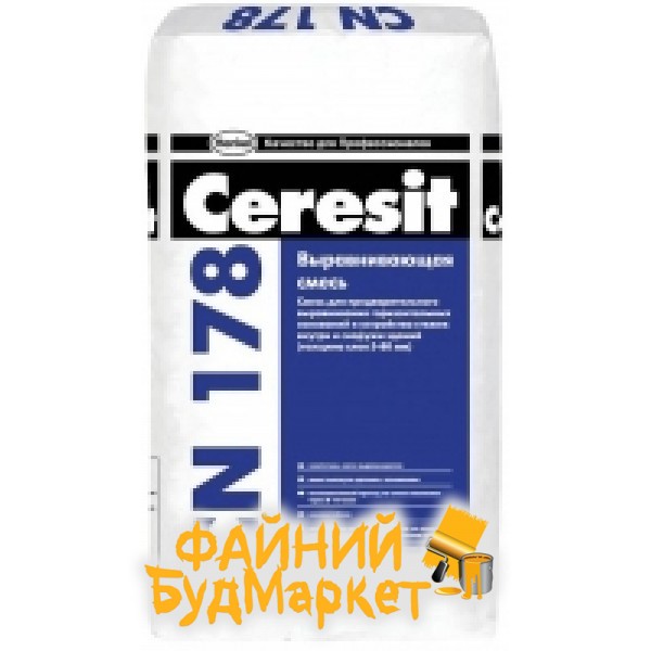 Ceresit CN 178 смесь легковыравнивающая 15-80мм, 25кг