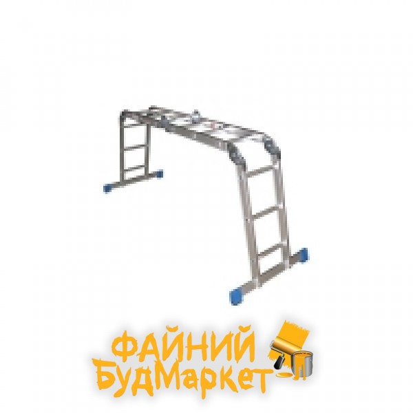 Technics Лестница трансформер алюм., 3 ступеньки, 4 секции